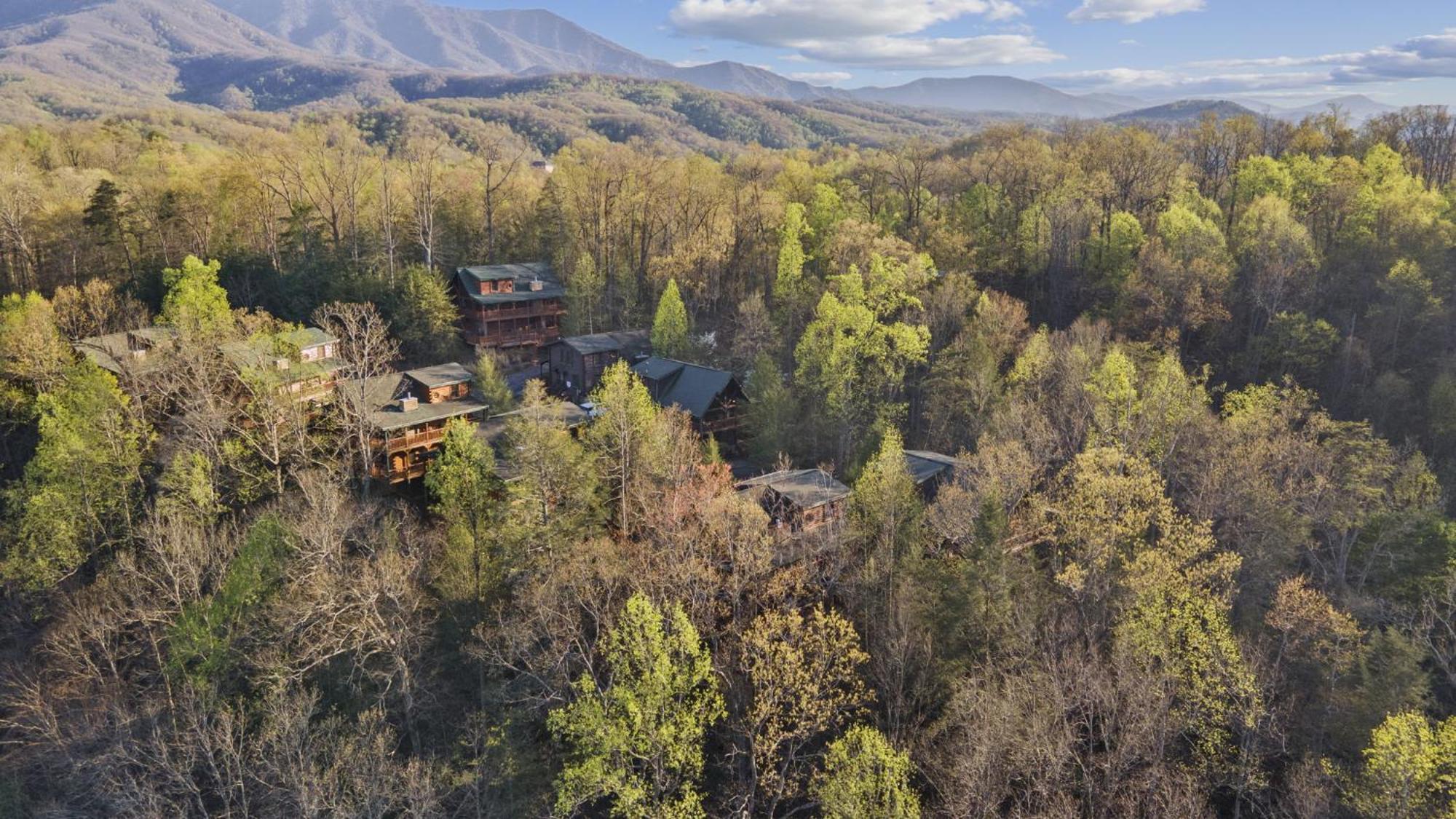 Stunning Mountain Cabin W Hot Tub แกตลิงเบิร์ก ภายนอก รูปภาพ